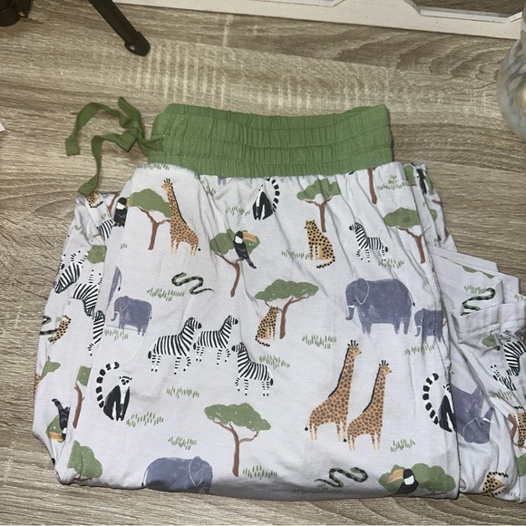 Little Sleepies Other - Little Sleepies, Adult Bamboo Safari print Pajama Pants Size Large
